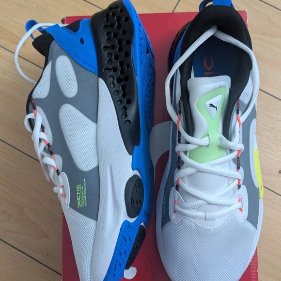 Puma Xetic Halflife Running Mens White-Blue Men's Size 9.5 - Picture 7 of 7